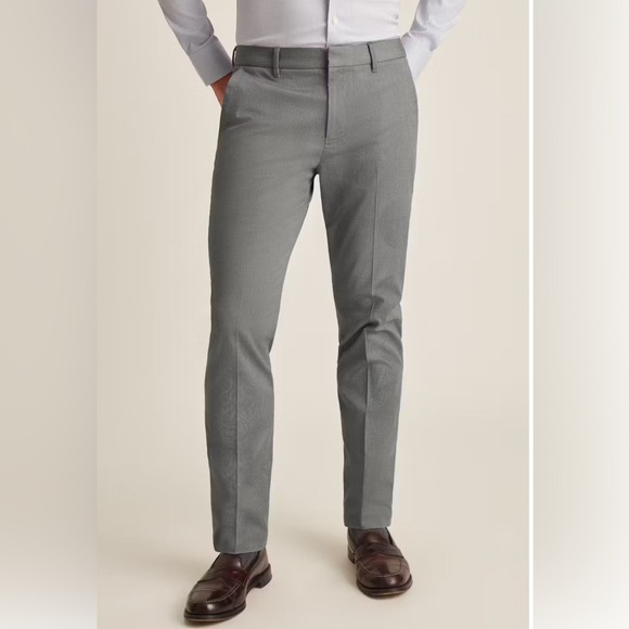 Bonobos Friday Tailored Cotton Chino Pants 33x32 Grey - Picture 1 of 8